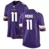 Men Minnesota Vikings Kellen Mond #11 Purple Game Jersey - uafactory