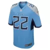 Men Tennessee Titans Derrick Henry #22 Light Blue Game Jersey - uafactory