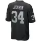 Men Las Vegas Raiders Bo JACKSON #34 Black Game Jersey - uafactory