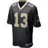 Men New Orleans Saints Michael Thomas #13 Black Game Jersey - uafactory