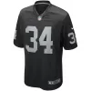 Men Las Vegas Raiders Bo Jackson #34 Black Game Jersey - uafactory