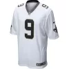 Men New Orleans Saints Drew Brees #9 White Game Jersey - uafactory