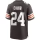 Men Cleveland Browns Nick Chubb #24 Brown Game Jersey - uafactory