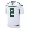 Men New York Jets Zach Wilson #2 White Game Jersey 2021 - uafactory