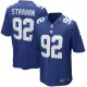Men New York Giants Michael Strahan #92 Royal Game Jersey - uafactory