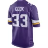 Men Minnesota Vikings Dalvin Cook #33 Purple Game Jersey - uafactory