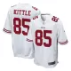 Men San Francisco 49ers George Kittle #85 White Game Jersey - uafactory