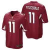 Men Arizona Cardinals Larry Fitzgerald #11 Red Game Jersey - uafactory