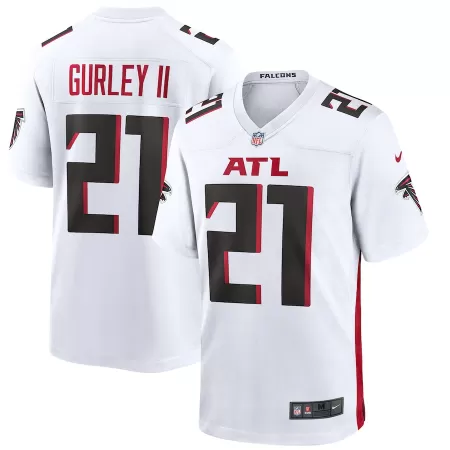 Men Atlanta Falcons Gurley II #21 White Game Jersey - uafactory