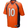 Men Denver Broncos Jerry Jeudy #10 Orange Game Jersey - uafactory