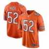 Men Chicago Bears Khalil Mack #52 Orange Game Jersey - uafactory