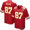 Men Kansas City Chiefs Travis Kelce #87 Red Game Jersey - uafactory