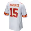 Men Kansas City Chiefs Patrick Mahomes #15 White Game Jersey - uafactory