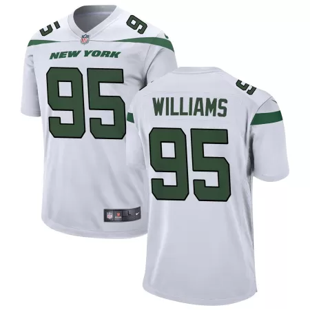 Men New York Jets Quinnen Williams #95 White Game Jersey - uafactory