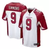 Men Arizona Cardinals Isaiah Simmons #9 White Game Jersey - uafactory