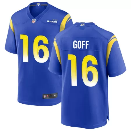 Men Los Angeles Rams Jared Goff #16 Royal Game Jersey - uafactory