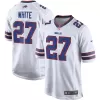 Men Buffalo Bills Tre'Davious White #27 White Game Jersey - uafactory