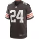 Men Cleveland Browns Nick Chubb #24 Brown Game Jersey - uafactory