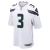 Men Seattle Seahawks Russell Wilson #3 White Game Jersey - uafactory