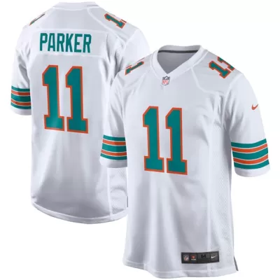 Men Miami Dolphins DeVante Parker #11 White Game Jersey - uafactory