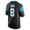 Men Carolina Panthers Jaycee Horn #8 Black Game Jersey - uafactory