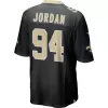 Men New Orleans Saints Cameron Jordan #94 Black Game Jersey - uafactory