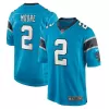 Men Carolina Panthers D.J. MOORE #2 Blue Game Jersey - uafactory