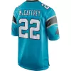 Men Carolina Panthers Christian McCaffrey #22 Blue Game Jersey - uafactory