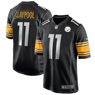 Men Pittsburgh Steelers Steelers CLAYPOOL #11 Black Game Jersey - uafactory