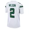 Men New York Jets Zach Wilson #2 White Game Jersey 2021 - uafactory