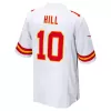 Men Kansas City Chiefs Tyreek Hill #10 White Game Jersey - uafactory