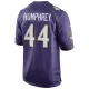 Men Baltimore Ravens Marlon Humphrey #44 Purple Game Jersey - uafactory