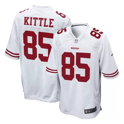 Men San Francisco 49ers George Kittle #85 White Game Jersey - uafactory