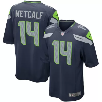 Men Seattle Seahawks DK Metcalf #14 Navy Game Jersey - uafactory