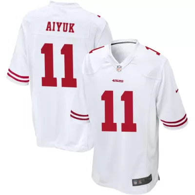 Men San Francisco 49ers Brandon Aiyuk #11 White Game Jersey - uafactory