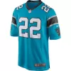 Men Carolina Panthers Christian McCaffrey #22 Blue Game Jersey - uafactory