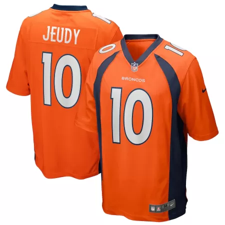 Men Denver Broncos Jerry Jeudy #10 Orange Game Jersey - uafactory