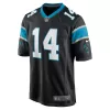 Men Carolina Panthers Sam Darnold #14 Black Game Jersey - uafactory