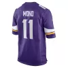 Men Minnesota Vikings Kellen Mond #11 Purple Game Jersey - uafactory