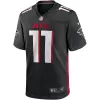 Men Atlanta Falcons Julio Jones #11 Black Game Jersey - uafactory