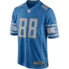 Men Detroit Lions T.J. Hockenson #88 Blue Game Jersey - uafactory