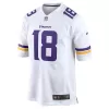 Men Minnesota Vikings Justin Jefferson #18 White Game Jersey - uafactory