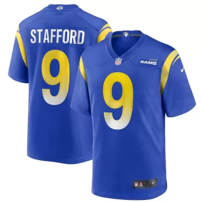 Men Los Angeles Rams Rams STAFFORD #9 Royal Game Jersey - uafactory