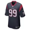 Men Houston Texans J.J. Watt #99 Navy Game Jersey - uafactory