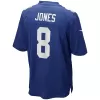 Men New York Giants Daniel Jones #8 Royal Game Jersey - uafactory