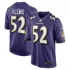 Men Baltimore Ravens Ray Lewis #52 Purple Game Jersey - uafactory