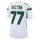 Men New York Jets Mekhi Becton #77 White Game Jersey - uafactory