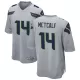 Men Seattle Seahawks DK Metcalf #14 Gray Game Jersey - uafactory