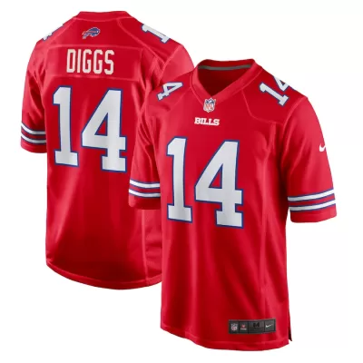 Men Buffalo Bills Stefon Diggs #14 Red Game Jersey - uafactory