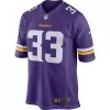 Men Minnesota Vikings Dalvin Cook #33 Purple Game Jersey - uafactory